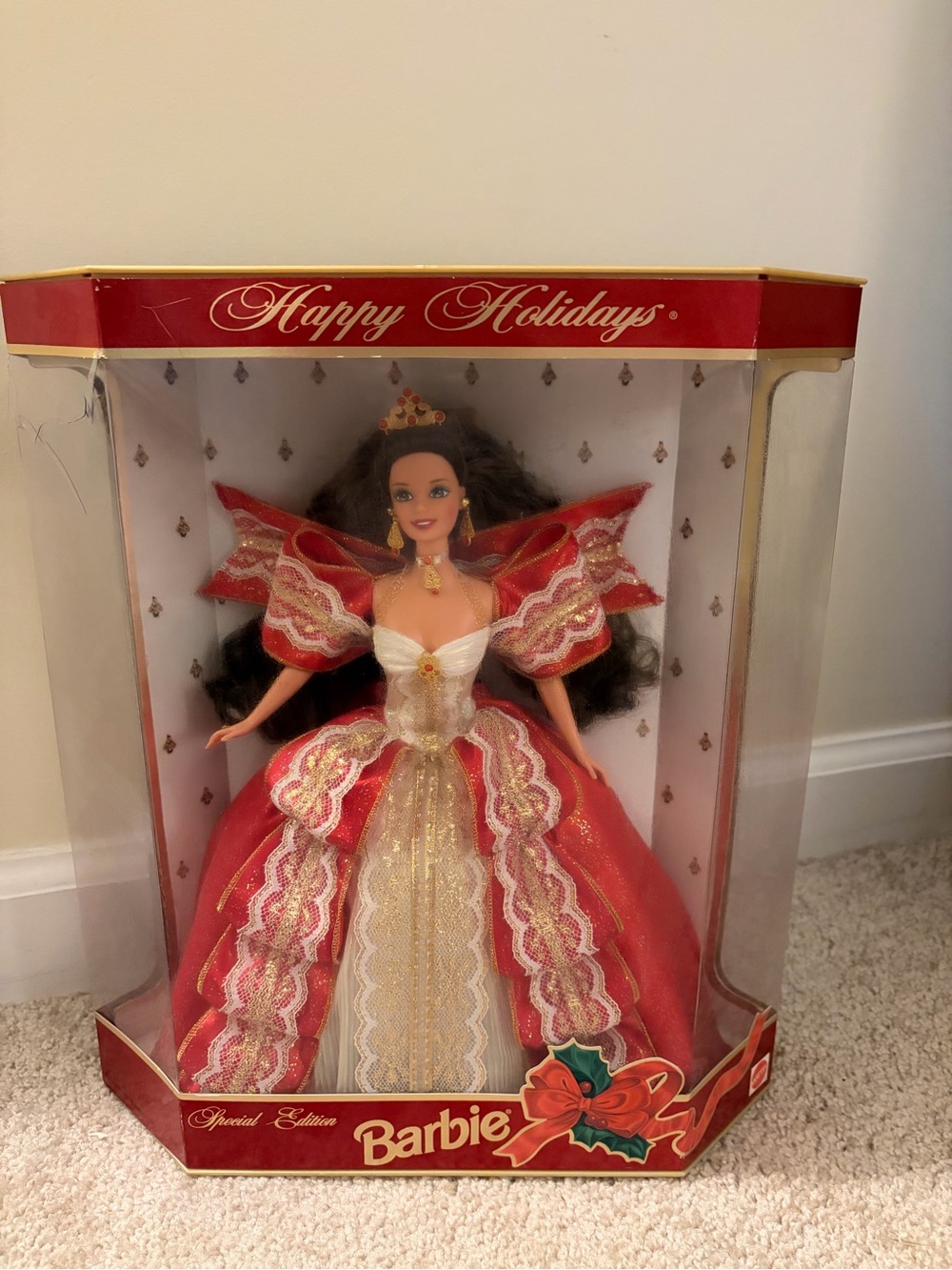 10th Anniversary Barbie Holiday Doll in Original Packaging